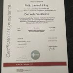 DOMESIC VENTILATION Accredited Installer Certificate